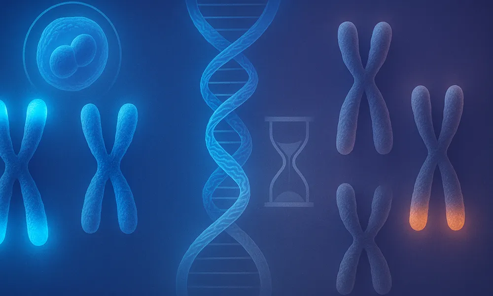 Теломерная теория старения: как концы наших хромосом измеряют время жизни